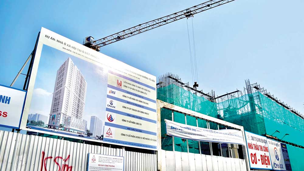Một Dự án nhà ở xã hội tại Hà Nội (Ảnh: Thanh Vũ)