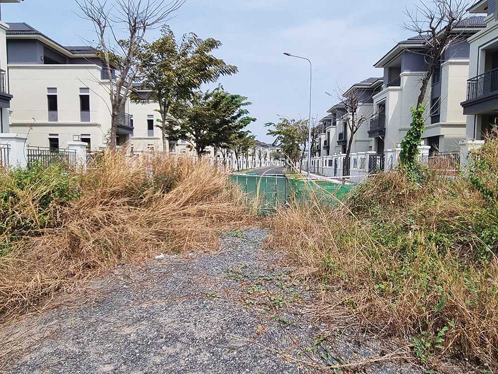 Một Dự án nhà phố, biệt thự rộng 1.000 ha tại TP. Biên Hòa (tỉnh Đồng Nai) với giá bán hàng chục tỷ đồng/căn, nhưng không người ở