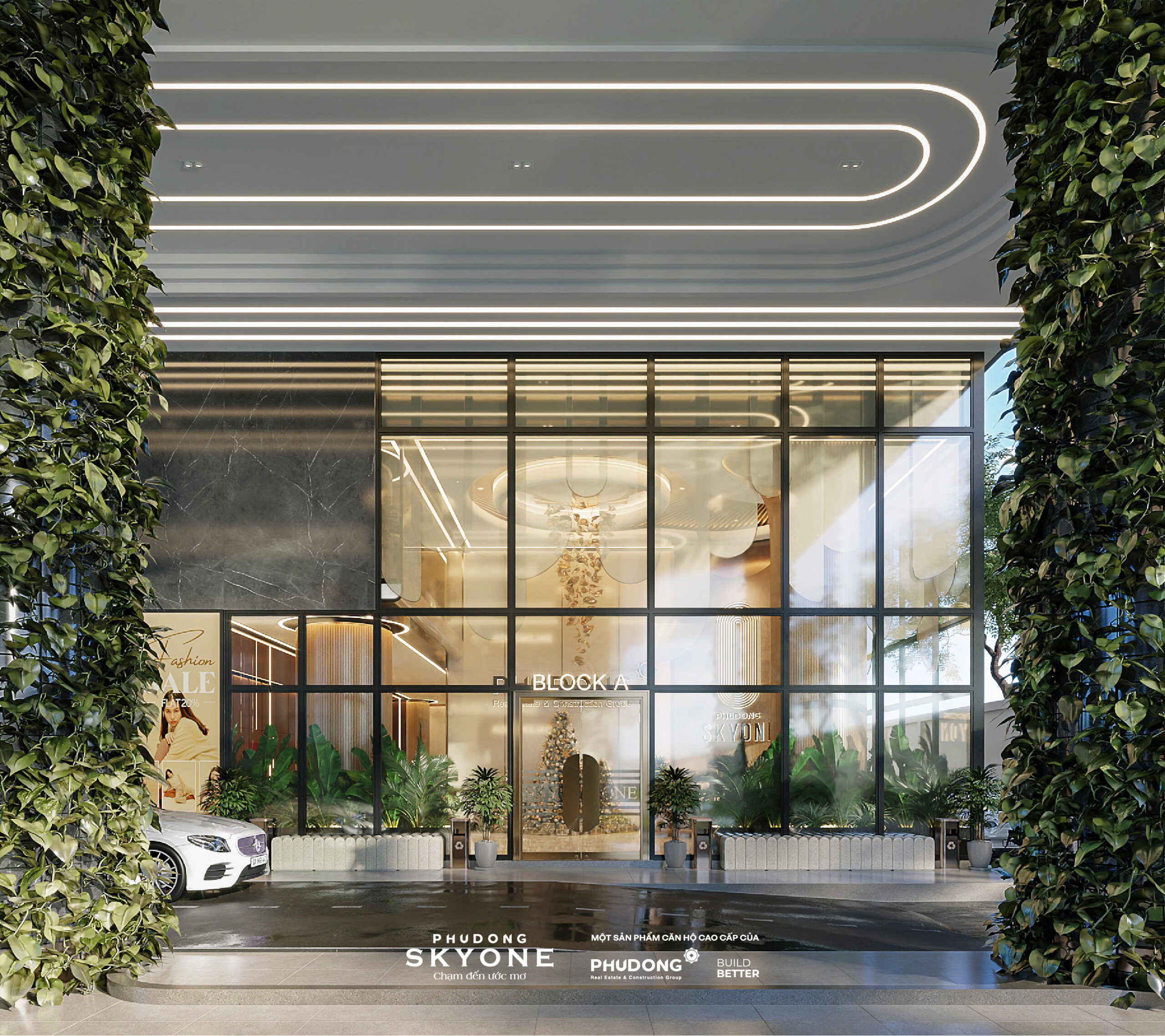 Sảnh đón Phú Đông SkyOne