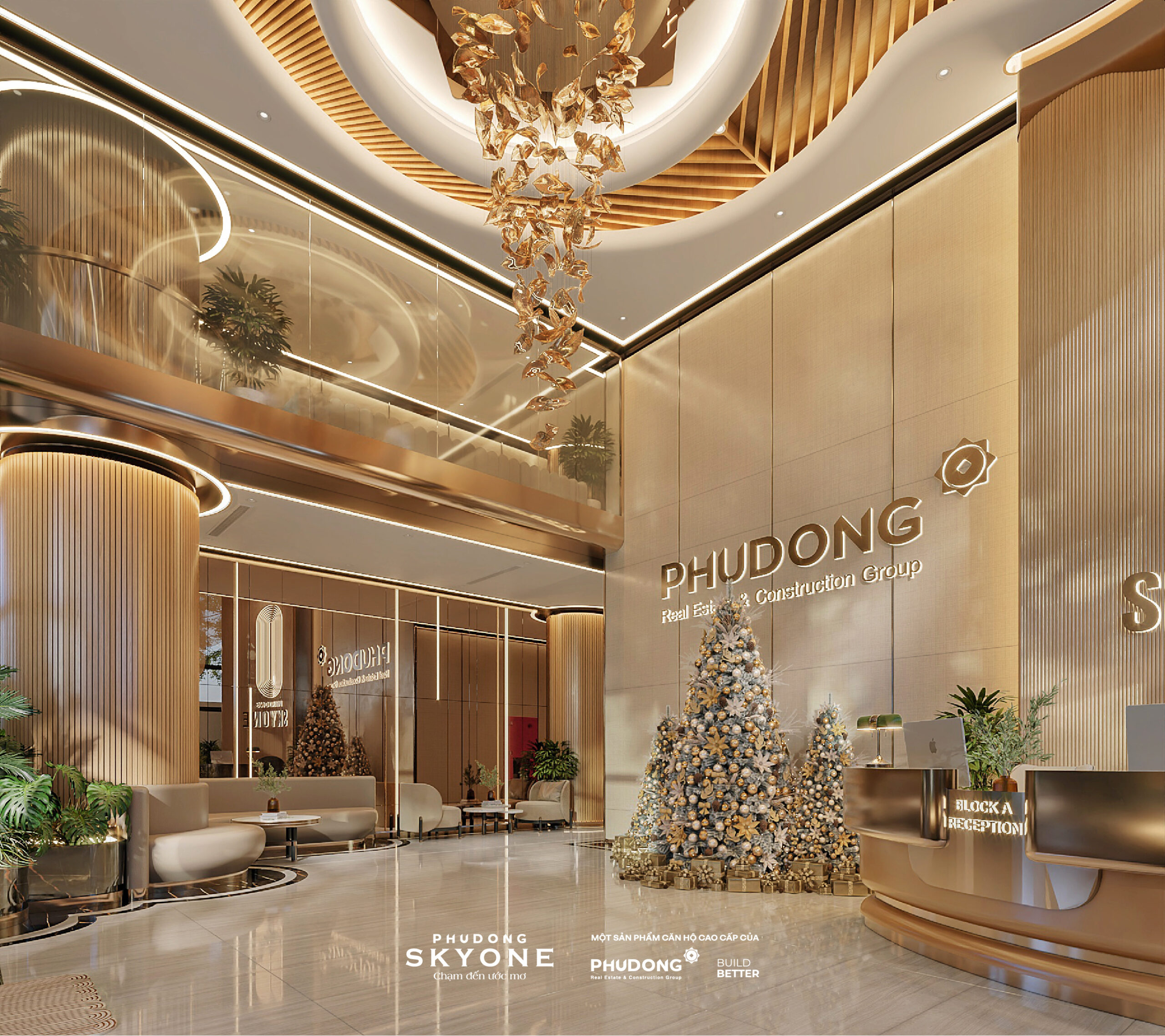 Sảnh đón Phú Đông SkyOne