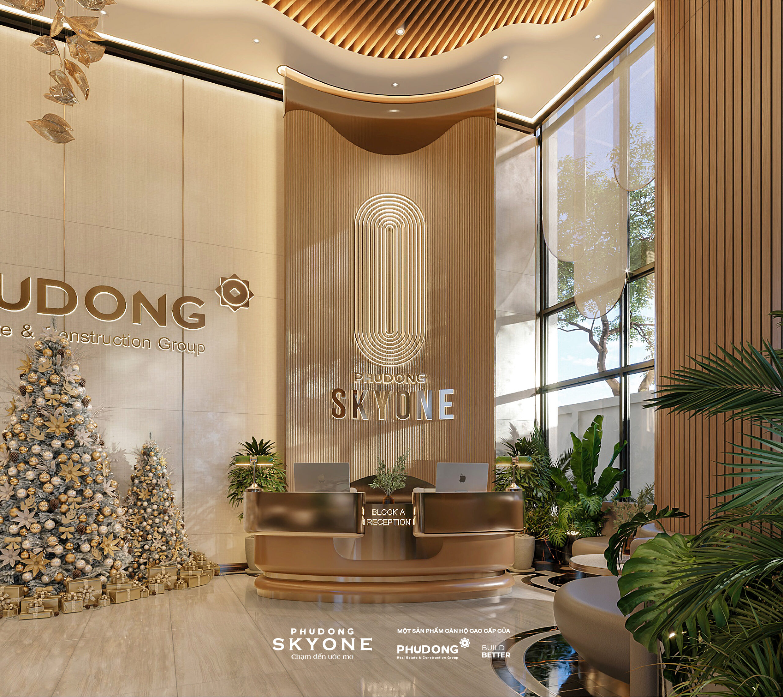 Sảnh đón Phú Đông SkyOne